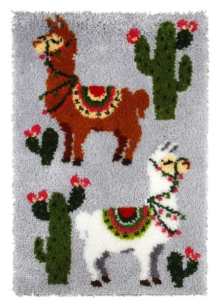 Cozy Alpaca Latch Hook Rug Kit - Craft Your Dream Wool Masterpiece!